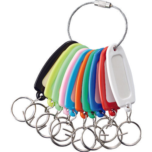 ＴＲＵＳＣＯ　名札リングホルダー　ハードタイプ　TNHR-10　1 個