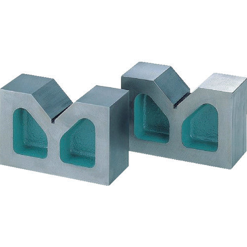 ＯＳＳ　鋳鉄製精密ヤゲン台Ｂ型　ＯＳ−１２７　７５　機械　127-75K　1 組