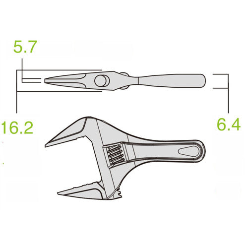 Fujiya Light Short Monkey (Black and Gold with Grip) FLS-43-BG 1 piece