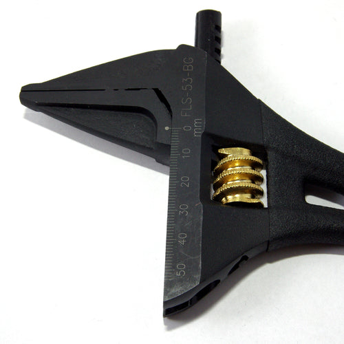 Fujiya Light Short Monkey (Black and Gold with Grip) FLS-53-BG 1 piece