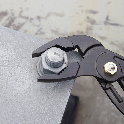 Fujiya Ultra Lightweight Water Pump Pliers (Black and Gold) 130-200-BG 1 Pcs