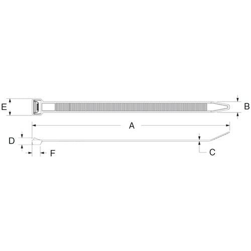 ＰＡＮＤＵＩＴ　ナイロン結束バンド　フレキシブルタイプ　エクストラヘビー幅１２．７×２３１×１．４　耐衝撃耐熱耐候性タイプ　黒　２５０本入　PLWS2EH-TL350　1 袋