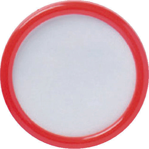 ＴＲＵＳＣＯ　丸型名札　クリップピン両用タイプ　Φ４５　赤　TCNF45-R　1 個