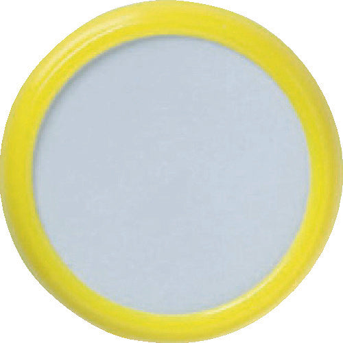 ＴＲＵＳＣＯ　丸型名札　クリップピン両用タイプ　Φ４５　黄　TCNF45-Y　1 個