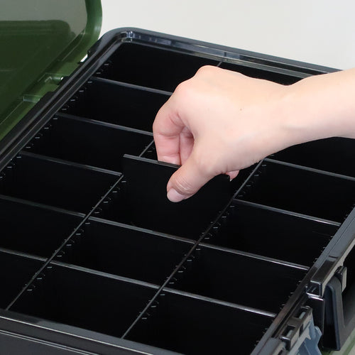 ＪＥＪアステージ　パーツストッカーブラックグリーン　ＰＳ−４００　PS400X　1 個