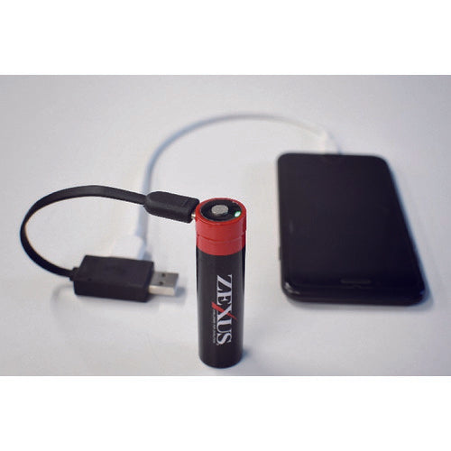 ＺＥＸＵＳ　ＬＥＤヘッドライト専用リチウム電池　ＺＲ−０２　３４００ｍＡｈ　ZR-02　1 個