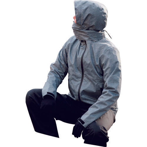Kawanishi High Visibility Rain Suit - Rotating Hood - LL Size 3523GR-LL 1 Unit