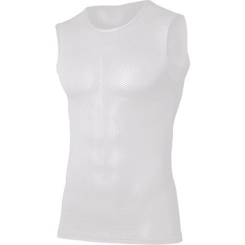 おたふく　ＪＷ−５２０　１１．ＷＨ　３Ｄ　ノースリーブクルーシャツ　Ｍ　JW-520-WH-M　1 枚