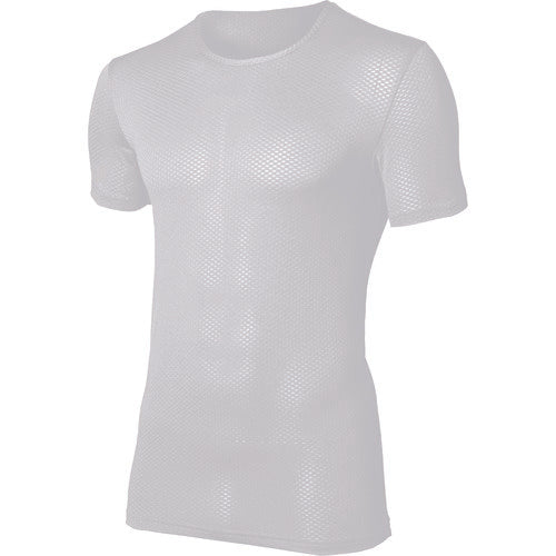 おたふく　ＪＷ−５２１　１１．ＷＨ　３Ｄ　ショート　クルーシャツ　Ｍ　JW-521-WH-M　1 枚