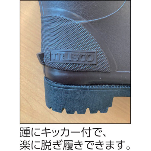 ＴＲＵＳＣＯ　防寒レインブーツ　ブラック　Ｌ　TR100MU-BK-L　1 足