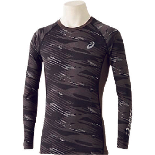 ASICS [Sold out and discontinued] Winjob long sleeve shirt performance black/dark gray S 2271A037.001-S 1 unit