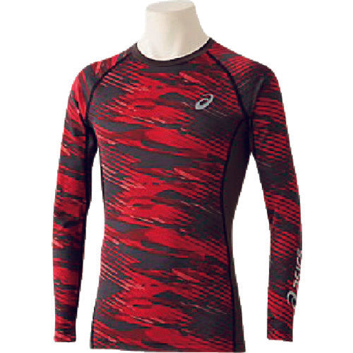 ASICS [Sold out and discontinued] Winjob long sleeve shirt Burgundy/dark gray S 2271A037.601-S 1 unit