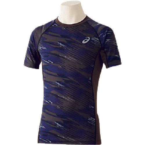 ASICS [Sold out and discontinued] Winjob Half Sleeve Shirt Peacoat/Dark Gray M 2271A040.401-M ​​1 unit