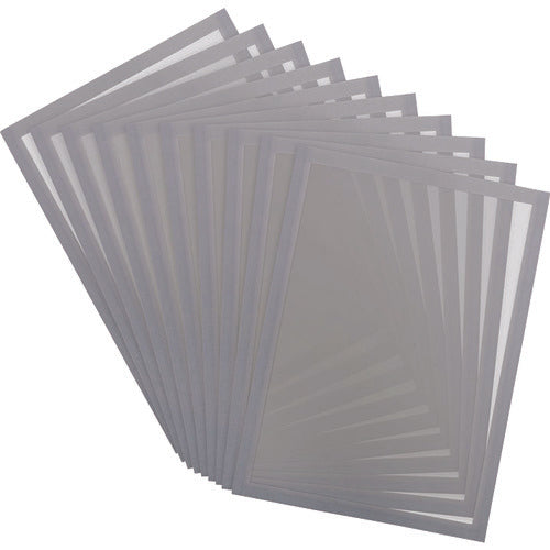 tarifold PVC magnetic frame for A4, pack of 10, gray, 195239 1 S