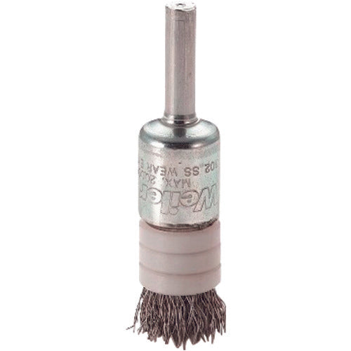 BURRTEC Crimped shaft end brush with RING, outer diameter 29 SW EBR-22SW 3753300 1 piece