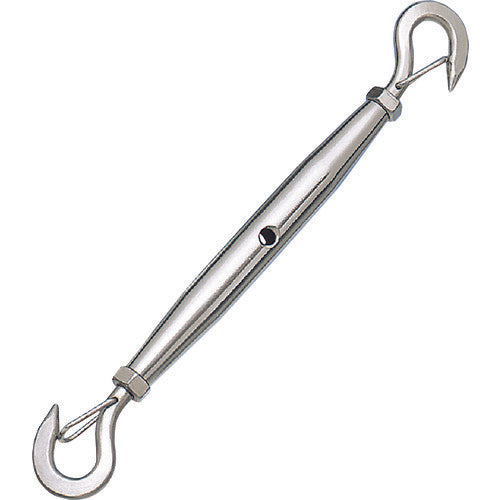 미즈모토 스테인리스 파이프 턴 버클 탈착 방지 부착(훅 &amp; 훅) 비늘 지름 4분 A-1829 1개