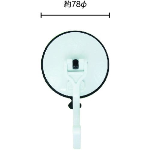 ｍｉｔｓｕｙａ　強力吸盤フックボールド　大　Ｍ４８１５１　耐荷重６ｋｇ　KHB-20　1 個