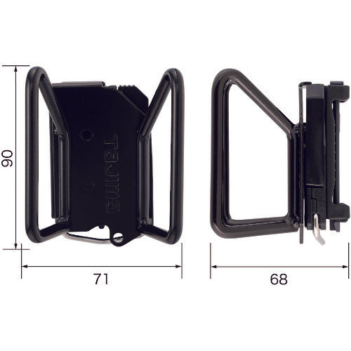 Tajima Detachable Tool Holder Steel Mini Level SFKHI-ML 1 pc