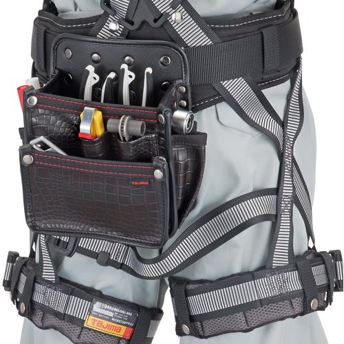 Tajima Detachable Waist Bag G Electrician 2 Tier Large SFKBG-DK2L 1 pc