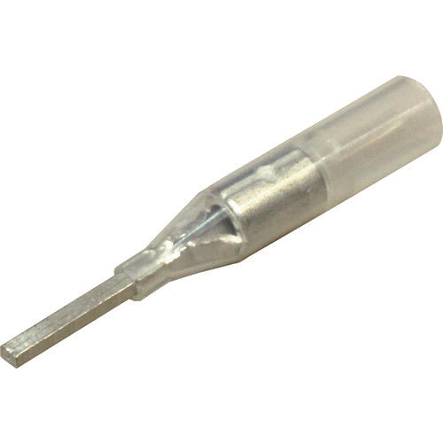 ニチフ　絶縁被覆付圧着端子　ＴＣ形（１００Ｐ）　透明　Ｂ１．１×０．８ｍｍ　ｌ６ｍｍ　TGN TC-0.75-6T-CLR　1 PK