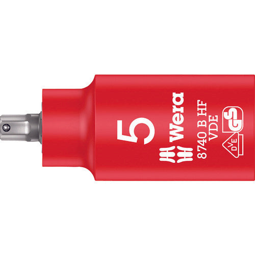 Wera 8740 B VDE Insulated Holding Function Bit Socket SW 5.0 004901 1 piece