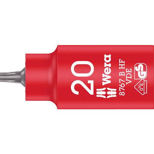 Wera 8767 B VDE Insulated Holding Function Bit Socket TX 20 004920 1 piece