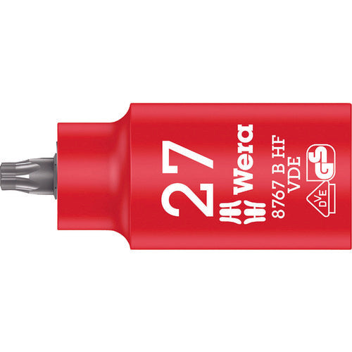 Ｗｅｒａ　８７６７　Ｂ　ＶＤＥ　絶縁ホールディングファンションビットソケット　ＴＸ　２７　004922　1 個