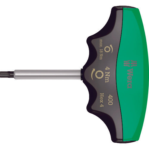 Wera 400 Torque Driver T-Type Hex Plus Hexagon 4.0 / 4.0 Nm 005080 1 pc