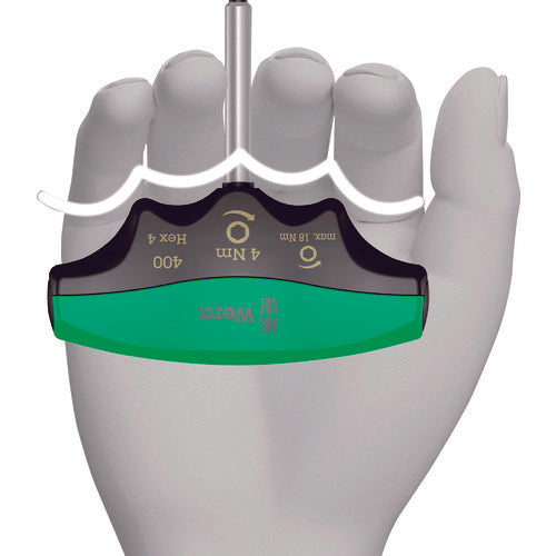 Wera 400 Torque Driver T-Type Hex Plus Hexagon 5.0 / 5.0 Nm 005081 1 pc