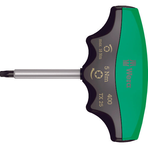 Wera 400 Torque Driver T-type Torx TX25 / 5.0 Nm 005091 1 piece