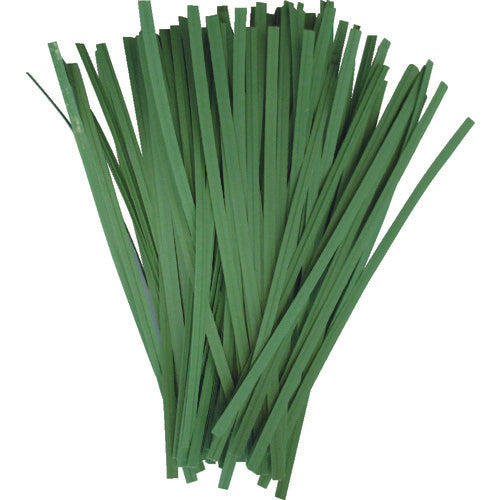 TRUSCO Gardening Paper Ties Width 4mm x Length 150mm Green 100 Pieces PVT150-100 1 Bag