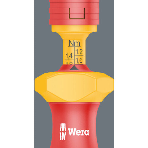Wera 7444 VDE insulated torque driver (preset) 1.7-3.5Nm 074757 1 piece