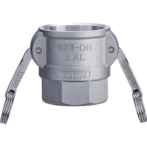 Toyox Camlock Coupler Female Thread Aluminum 633-DB 4 inch AL 633-DB-4-AL 1 pc