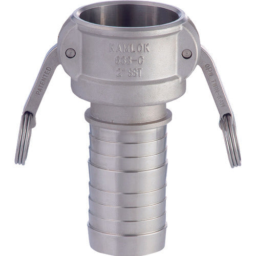 トヨックス　カムロック　カプラー　ホースシャンク　ステンレス　６３３−Ｃ　３インチ　ＳＳＴ　633-C-3-SST　1 個