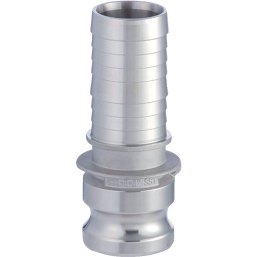 トヨックス　カムロック　アダプター　ホースシャンク　ステンレス　６３３−Ｅ　２−１／２インチ　ＳＳＴ　633-E-2-1/2-SST　1 個