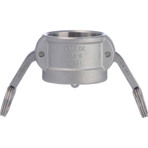 トヨックス　カムロック　カプラー　ダストキャップ　ステンレス　６３４−Ｂ　２−１／２インチ　ＳＳＴ　634-B-2-1/2-SST　1 個