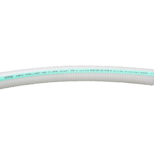 토요쿠스 내열·식품용 내압 호스 하이브리드 도요 실리콘 호스 내경 19.5mm×28.5mm 길이 10m HTSI-19-10 HTSI-19-10 1권