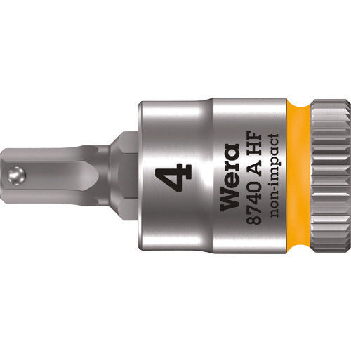 Ｗｅｒａ　８７４０Ａ　ＨＦソケット　Ｈｅｘ−Ｐｌｕｓ４．０ｘ２８ｍｍ　003333　1 個