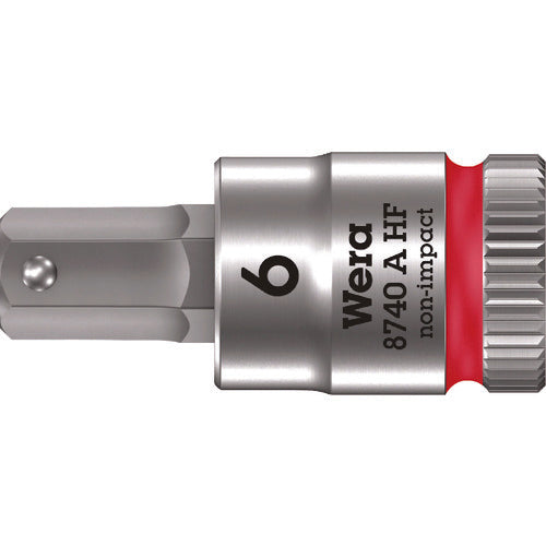 Ｗｅｒａ　８７４０Ａ　ＨＦソケット　Ｈｅｘ−Ｐｌｕｓ　６．０ｘ２８ｍｍ　003337　1 個