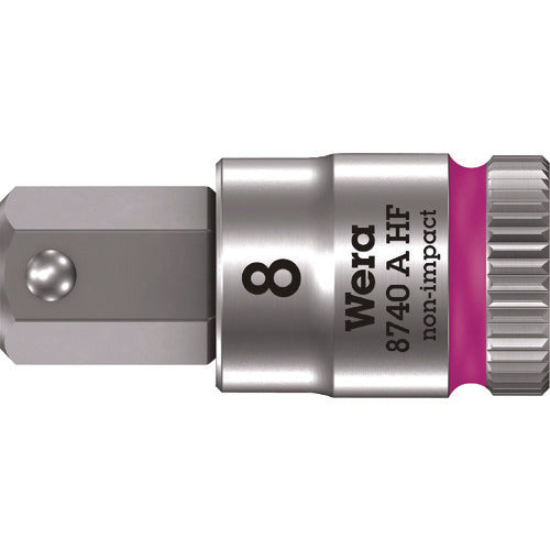 Ｗｅｒａ　８７４０Ａ　ＨＦソケット　Ｈｅｘ−Ｐｌｕｓ　８．０ｘ２８ｍｍ　003339　1 個