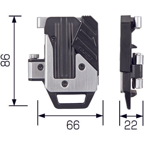 Tajima Safe Retrofit Holder for Metal Vertical Belts SF-MTHLD 1 pc