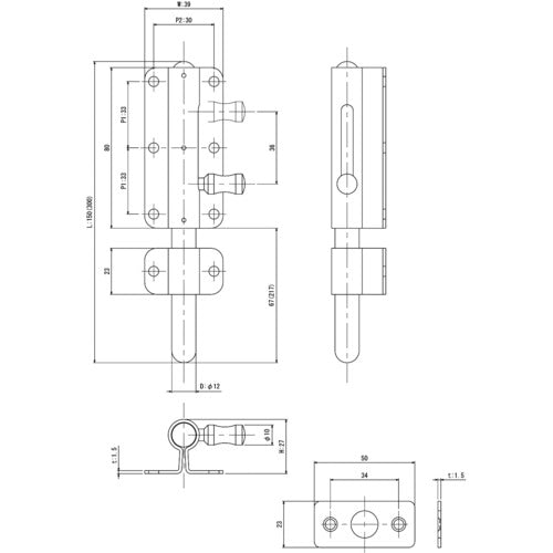 ＭＫ　新型強力丸落し　S-545  150　1 本