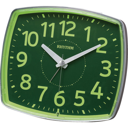 RHYTHM 쿼츠 알람 시계(디지털 표시)(걸치 겸용) 연속 초침 실버 8REA31SR19 1개