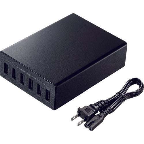 SANWA USB Charger Black ACA-IP67BK 1 unit
