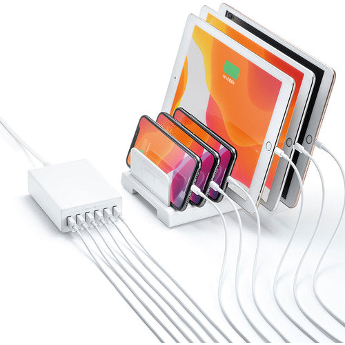 SANWA USB Charger White ACA-IP67W 1 unit