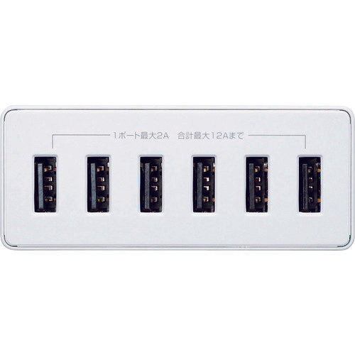 SANWA USB Charger White ACA-IP67W 1 unit