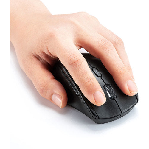 SANWA 조용한 무선 마우스 왼손용 MA-WBL164BK 1대