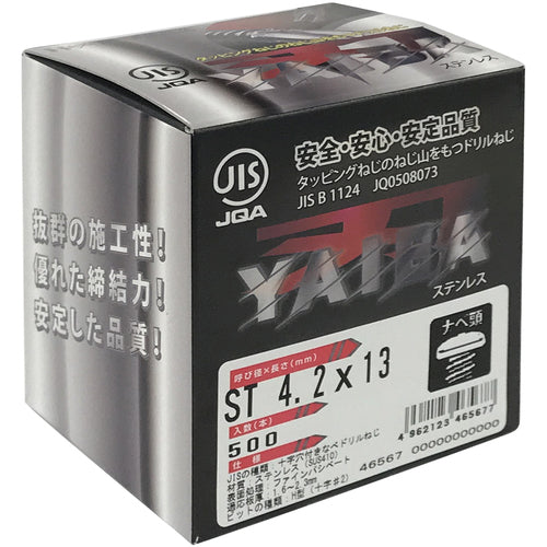DAIDOHANT YAIBA JIS 드릴 나사 접시 머리 정밀 퍼시 베이트 4.8x45 00046608 1 상자