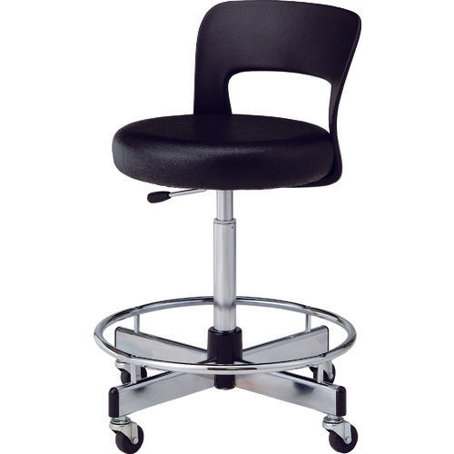 ノーリツ　ＣＡ型　高作業用チェア　キャスター・リング付　ブラック　CA36L-Z　1 脚