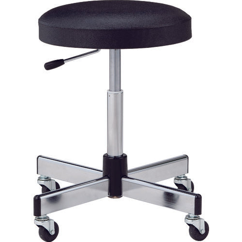 ノーリツ　作業用チェア　ゴムキャスター付　ブラック　TL-6L-Z　1 脚